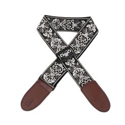 Sangle - Vintage Gitarrengurt mit nächtlichen Arabesken