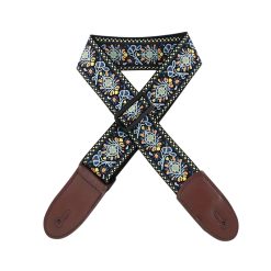 Gitarrengurt - Vintage Blau Bohemien