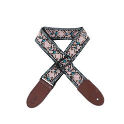 Vintage Gitarrengurt - Samtblume