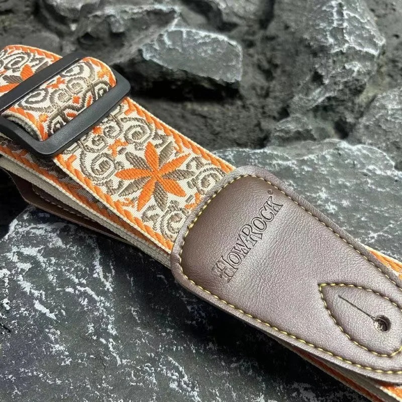 Detaillierte Ansicht Vintage Mandala Sonnen Gitarrengurt