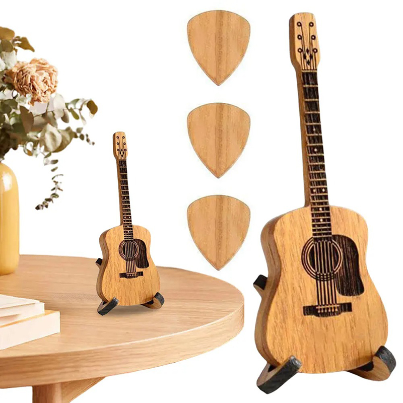 Avant Boîte für Akustikgitarren-Plektren aus Holz im Herzen des Luthiers