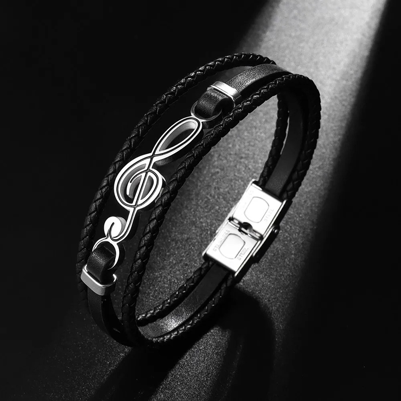 Armband Clé de Sol Ligne Pure