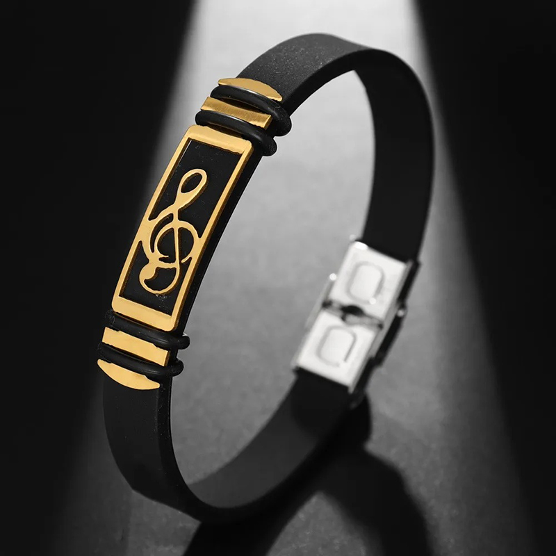 Armband Clé de Sol Signature Eleganz Farbe Gold