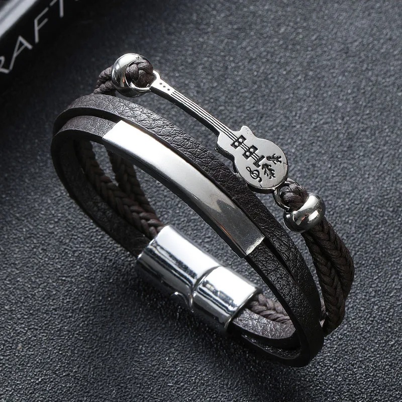 Armband Gitarre Nashville Farbe Braun