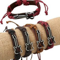 Armband Gitarre Rock Schnur Bohème