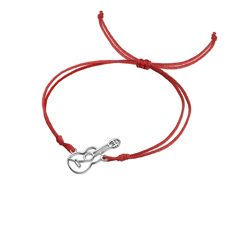 Armband Gitarre Unplugged Modell 3 Farbe Silber