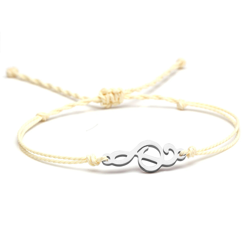 Armband Musikalische Melodielinie Farbe Gelb
