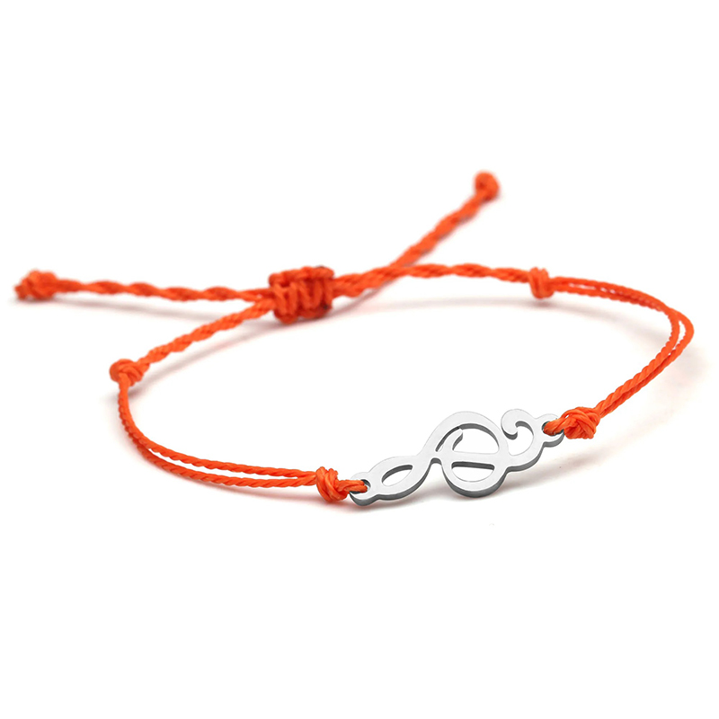 Armband Musikalische Melodielinie Farbe Rot