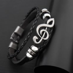 Prächtiges Armband Schlüsselnote Rock Musikalisches Echo.