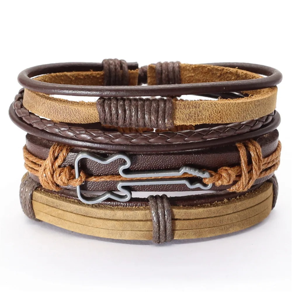 Prächtiges Armband Gitarre Rock Vibrationen Akustik