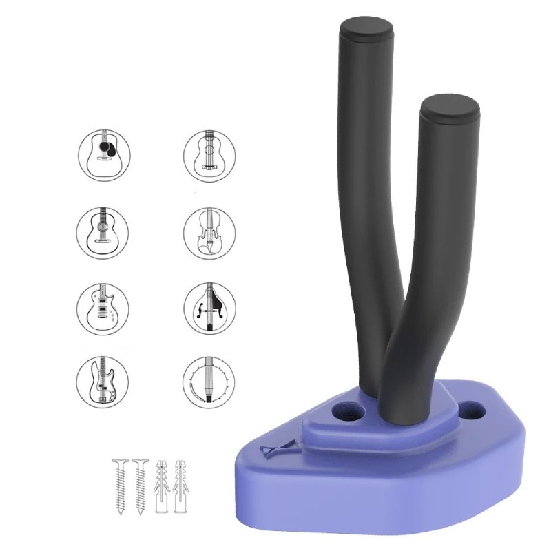 Herrlicher Wandhalter für Gitarre "Indigo Pop Violett