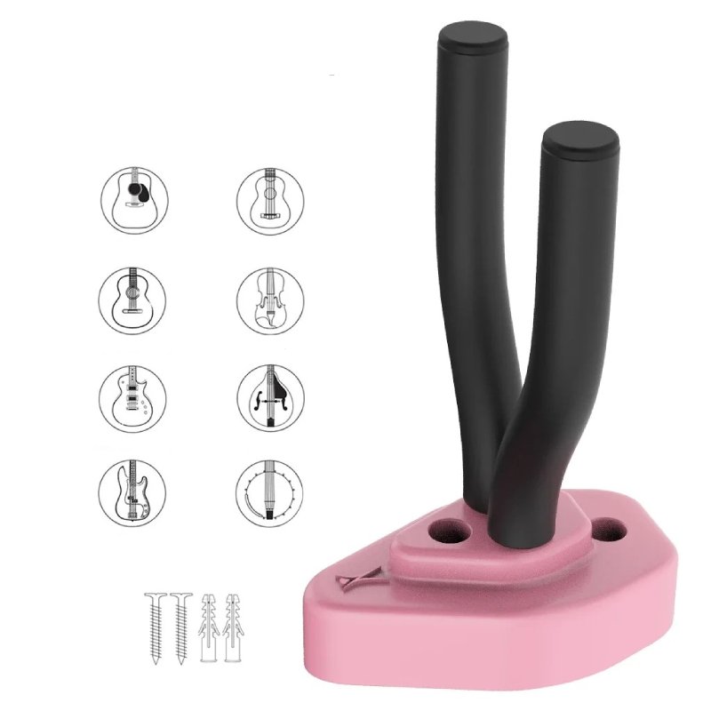 Herrlicher Wandhalter für Gitarre "Pink Candy
