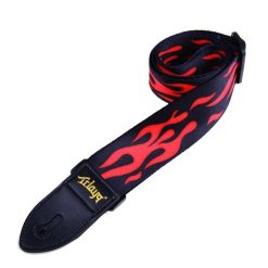 Goth Hard Rock Gitarrengurt mit Höllenflammen