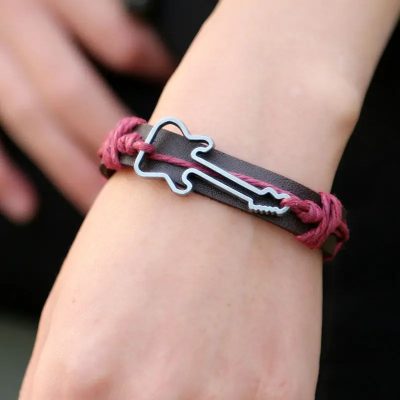 Sichtweite Armband Gitarre Rock Saite Bohemien