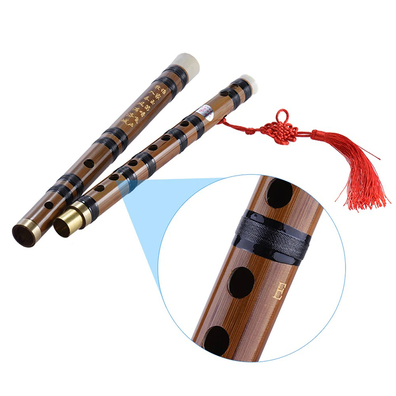 Avant Flûte Dizi Traditionnelle en Bambou - Clé de Mi (E) - Débutant