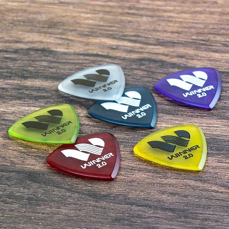 Avant Gitarrenplektren aus Polycarbon 2,0 mm - 6 oder 12 Stück!