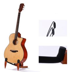 Massiver Holz-Gitarrenständer mit luxuriösem, gelenkigem Design und ultra-stabiler Ausführung
