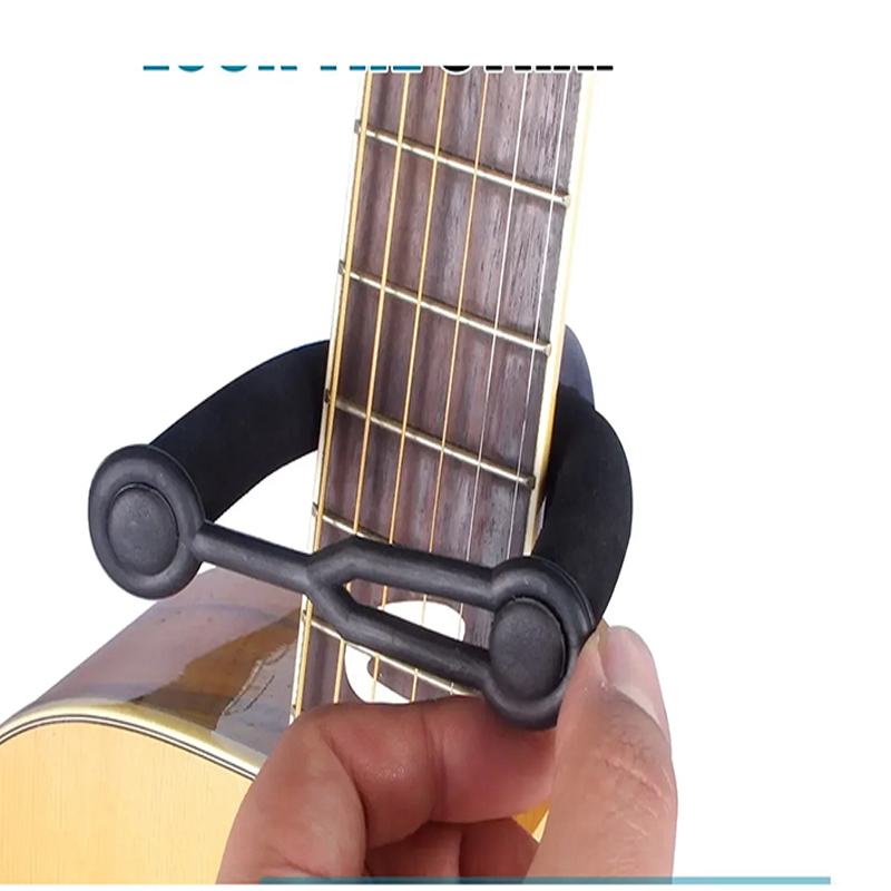 Verstellbarer Gitarrenständer - mit rutschfestem Haken - Universeller Ständer für Gitarre, Banjo & Bratsche