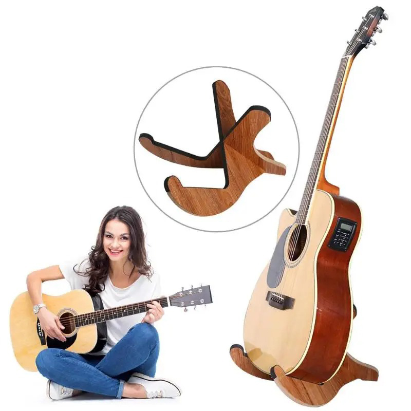 Holzgitarrenständer - Design-X