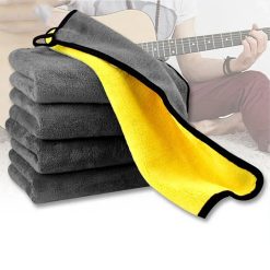 Chiffon Microfibre Doux pour Guitare & Instruments - Entretien, Nettoyage & Polissage Sans Rayures