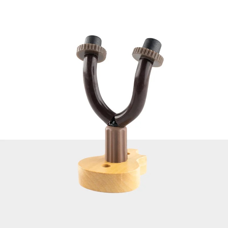 Support Mural Ukulélé - Fourche Anti-Chute Couleur Wood
