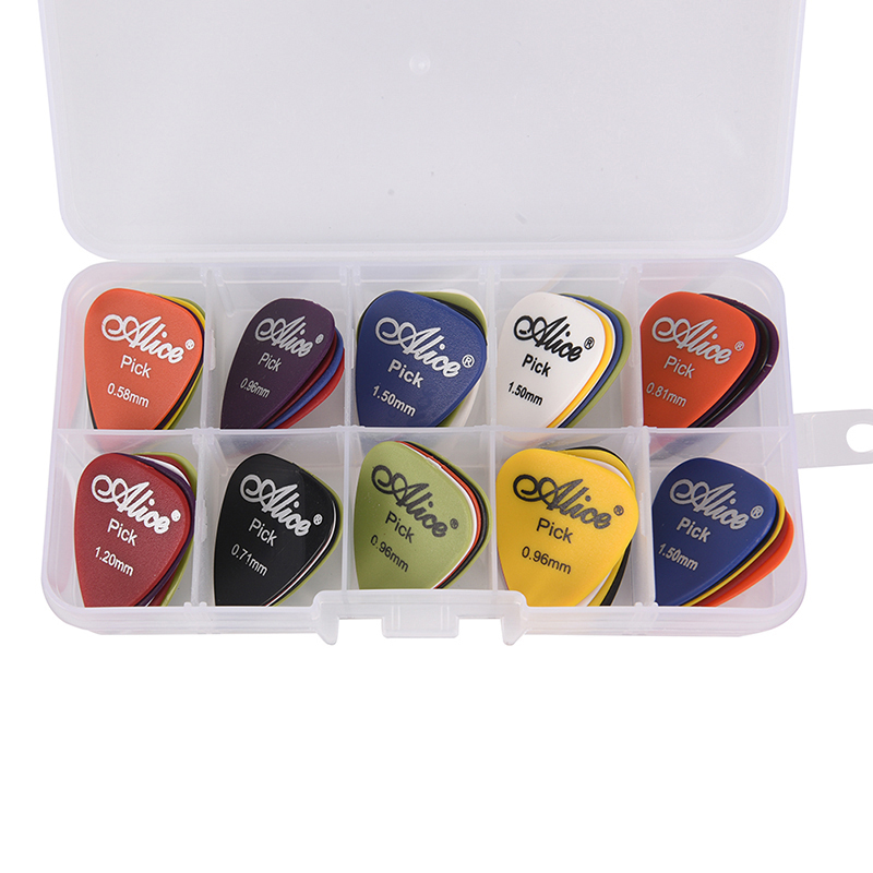 Lot de 50 médiators en résine ABS pour guitare