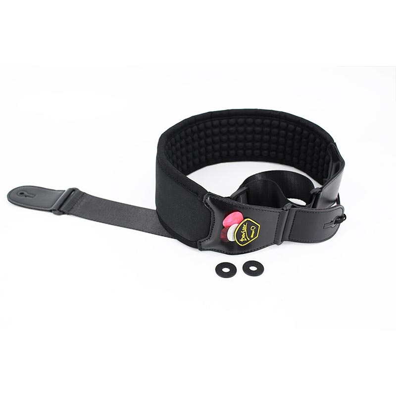 Sangle de guitare électrique réglable avec mousse 3D - 9cm de large livré avec 3 médiators