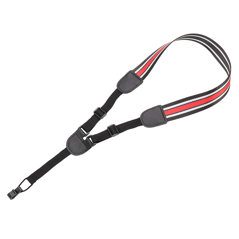 Sangle de cou pour ukulélé de couleur rouge