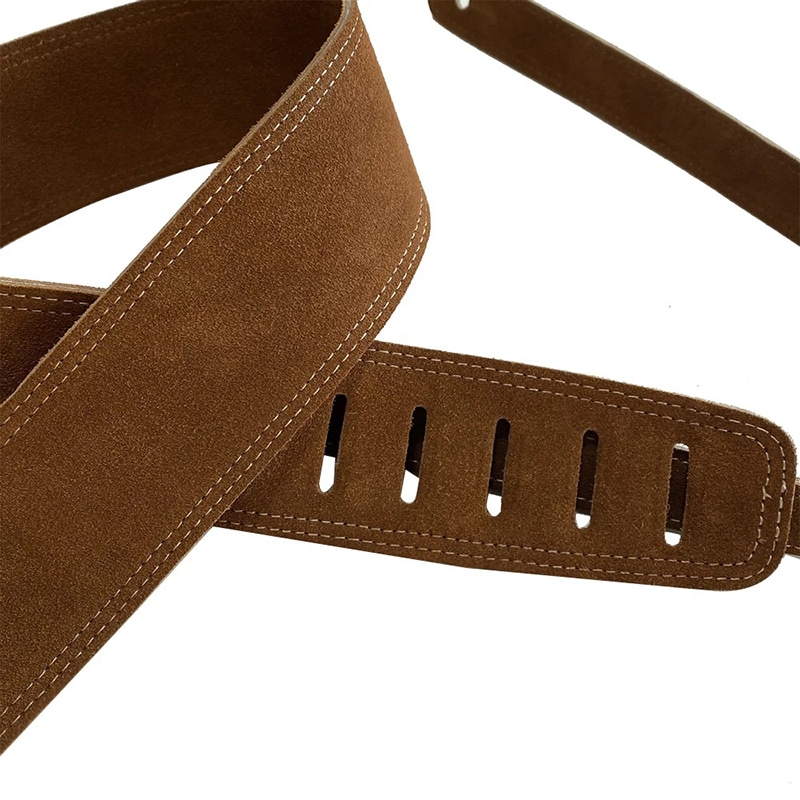 Sangle en daim couleur marron