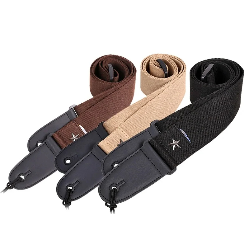 Sangle en tissu et pins étoile - 3 couleurs