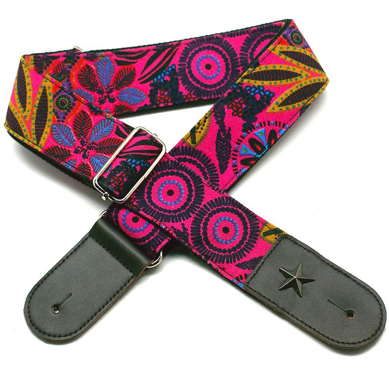 Sangle hippie en 4 coloris chamarrés - modele 1