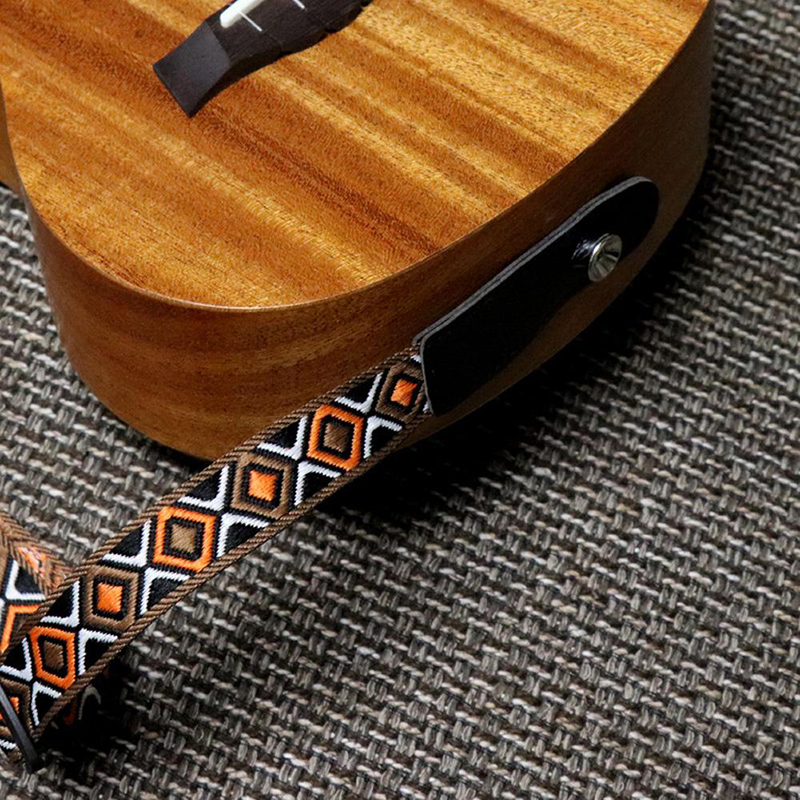 Sangleukulele en coton tissé