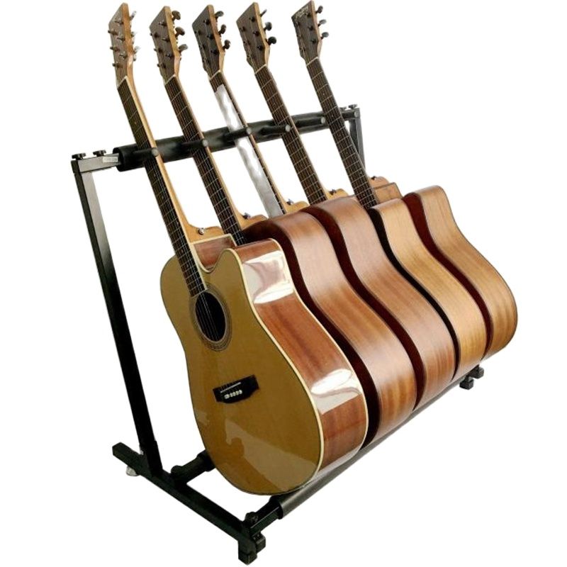 Stand guitare Présentoir universel multiple - pour guitatres et basses