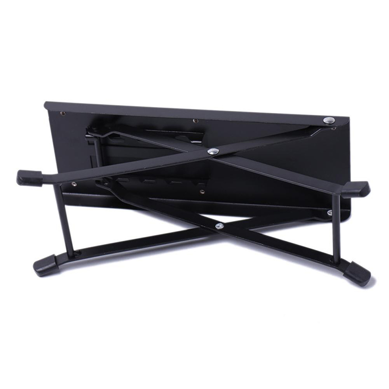 vue dessous du Repose Pied guitare pliable et portable